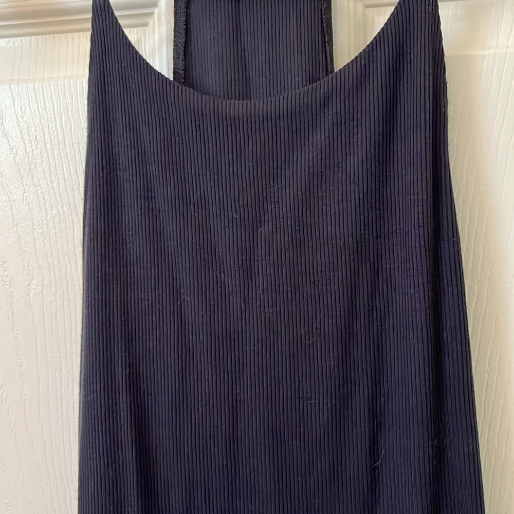 Navy Blue Racerback Tank - Picture 3 of 7